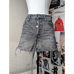 Levi's Rhinestone Wedgie Shorts
